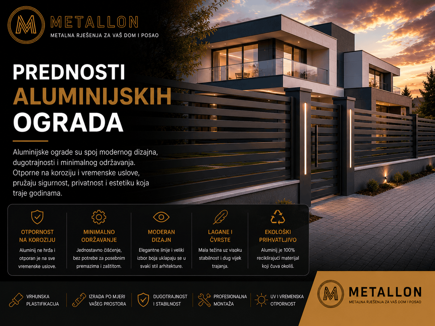 aluminijske ograde