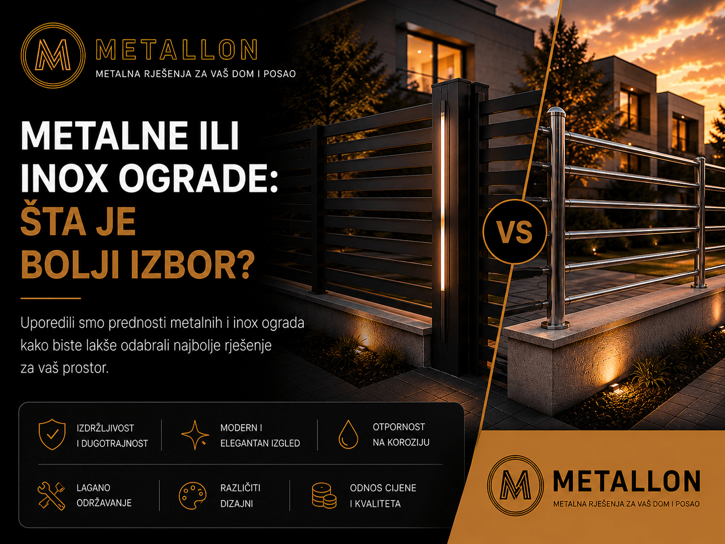 metalne ili inox ograde